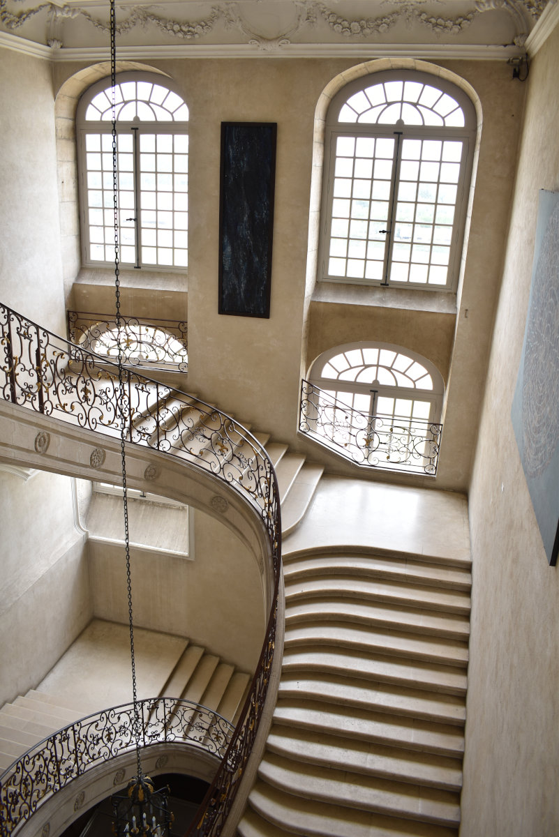 Escalier ovale - Abbaye des Prémontrés à Pont-à-Mousson